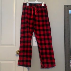 Red and Black Checkered Pants